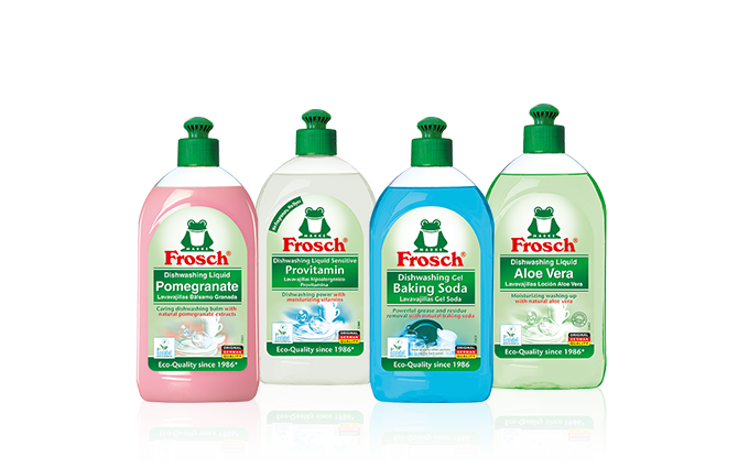 Frosch the - and ecological detergents of pioneer cleaners
