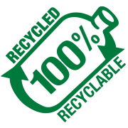 Pictogram 100% recycled PET